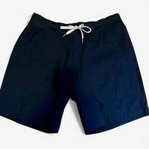 Vuori Meta Easy Shorts Men's L Navy 7" Inseam Active Casual Gym V3011